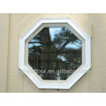 Octagon Feststehendes Aluminiumfenster mit Milchglas